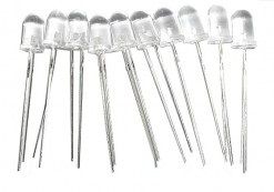 LED Alto Brilho Branco (10 unidades)